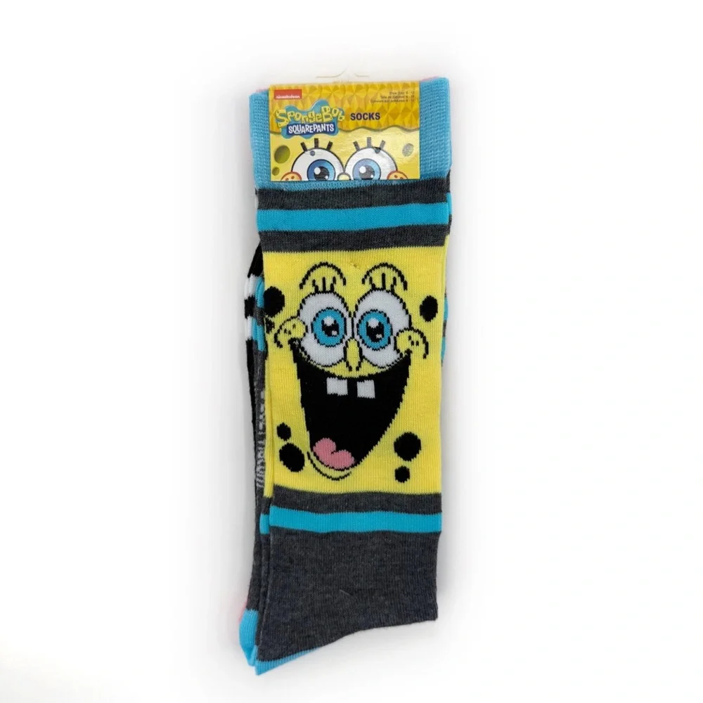 SpongeBob SquarePants Patrick Crew Socks Womens Mens Nickelodeon Y2K Fun Gift